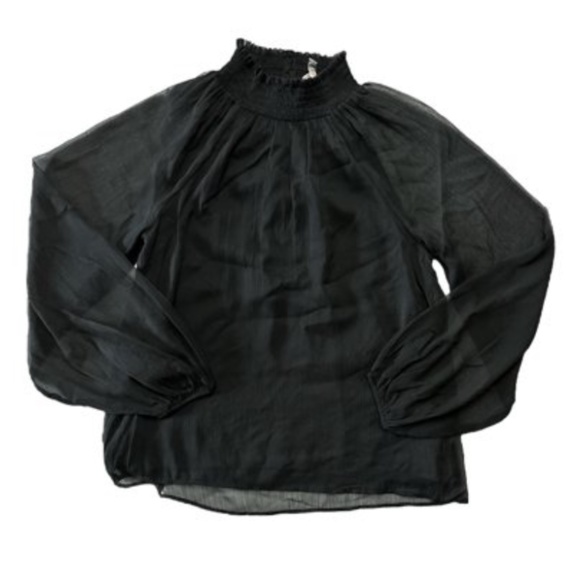 { Joie } - Limited Edition Long Sleeve Smocked Blouse - Picture 4 of 4